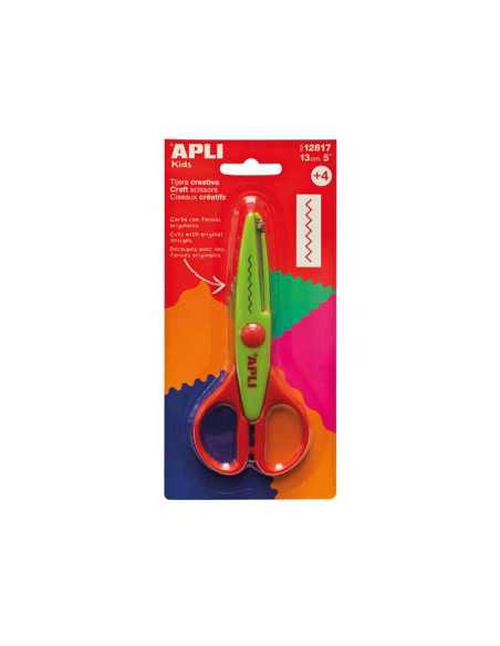 TIJERA DENTADA ZIGZAG APLI