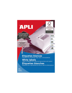 CAJA 500h ETIQUETAS POLIVALENTES APLI 105x40mm