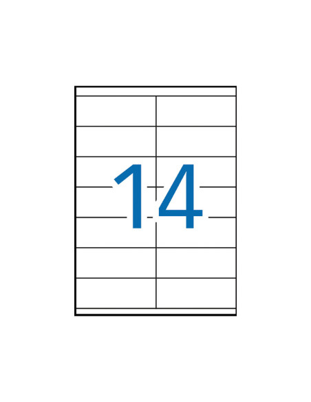 CAJA 500h ETIQUETAS POLIVALENTES APLI 105x40mm