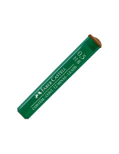 ESTUCHE 12 MINAS FABER CASTELL POLYMER 05mm HB