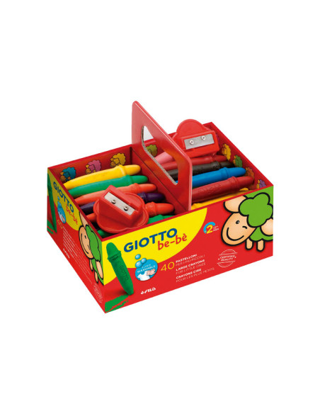 CERAS GIOTTO BEBE SUPER SCHOOLPACK DE 40  2 AFILAS