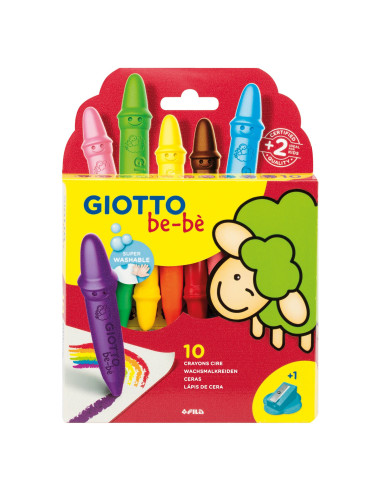 ESTUCHE 10 CERAS GIOTTO BÈ-BE  AFILALÁPIZ