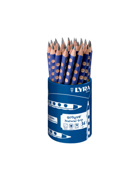 LAPIZ de GRAFITO LYRA GROOVE bote de 36