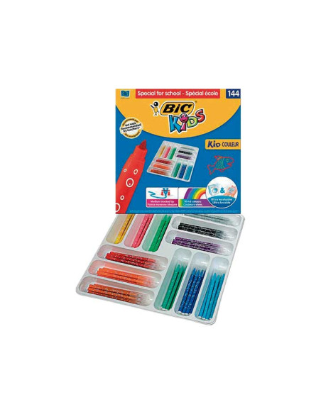 ROTULADOR FIBRA KID COULEUR CLASS PACK de 144