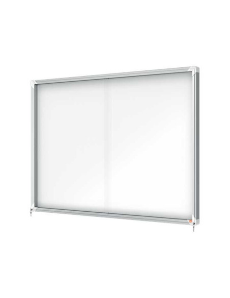 VITRINA NOBO MAGNÉTICA 1412x100x54cm PUERTAS CORREDERAS