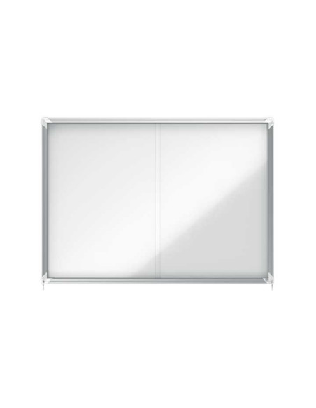 VITRINA NOBO MAGNÉTICA 1412x100x54cm PUERTAS CORREDERAS