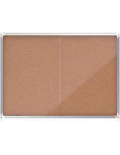 VITRINA NOBO DE CORCHO 1355x97cm PUERTAS CORREDERAS