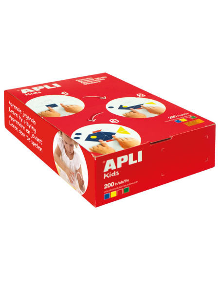 GOMETS APLI  CAJA 200h CIRCULO Ø 19 mm 4 colsurtAM-AZ-RJ-VD 8000 uds 00691