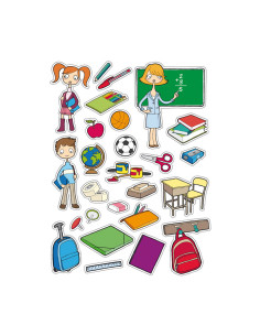 BLÍSTER 12h GOMETS APLI TEMÁTICOS LA ESCUELA