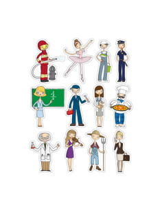 BLÍSTER 12h GOMETS APLI TEMÁTICOS PROFESIONES