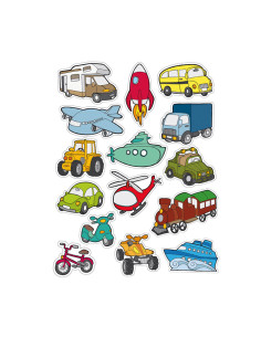 BLÍSTER 12h GOMETS APLI TEMÁTICOS TRANSPORTES