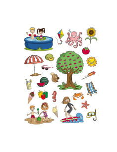 BLÍSTER 12h GOMETS APLI TEMÁTICOS VERANO