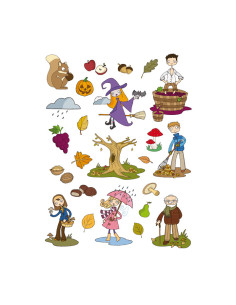 BLÍSTER 12h GOMETS APLI TEMÁTICOS OTOÑO