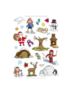 BLÍSTER 12h GOMETS APLI TEMÁTICOS INVIERNO