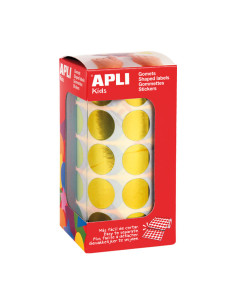 ROLLO GOMETS APLI CIRCULOS 20mm METALIZADOS