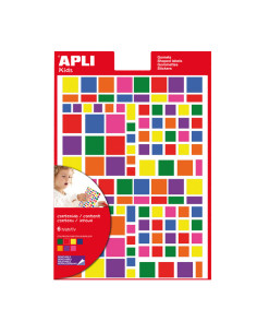 BLÍSTER 6h GOMETS APLI KIDS MULTICOLOR FORMAS SURTIDAS