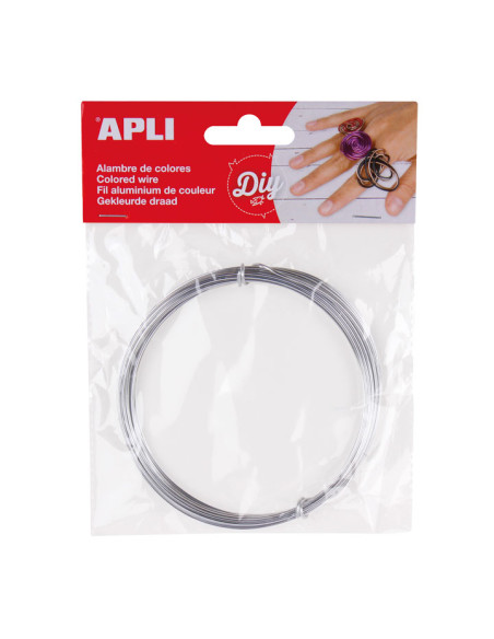 ALAMBRE APLI ø 15 mm PLATA 5 METROS