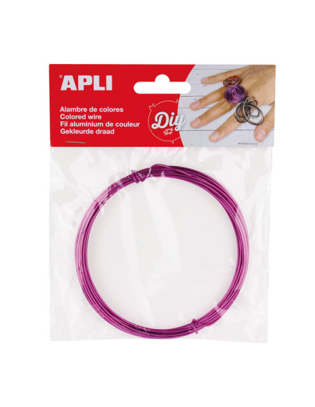 ALAMBRE APLI ø 15 mm LILA 5 METROS