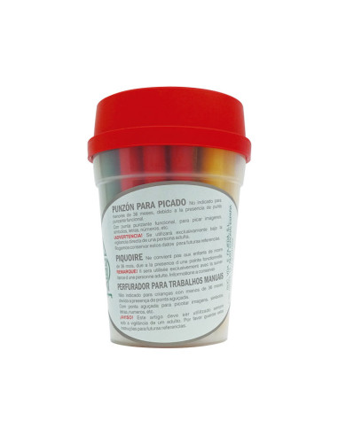 BOTE 25 PUNZONES FAIBO PUNTA GRUESA DE ACERO