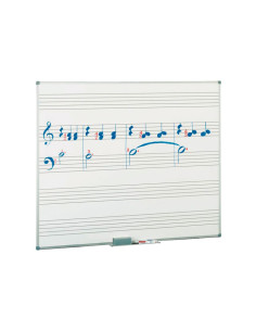 PIZARRA BLANCA FAIBO CON PENTAGRAMAS 122x244 cm