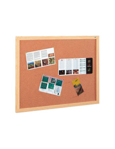TABLERO DE CORCHO FAIBO MARCO SÍMIL PINO 57x75 cm