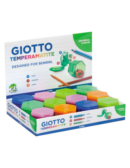 SACAPUNTAS GIOTTO TRIPLE BOCA