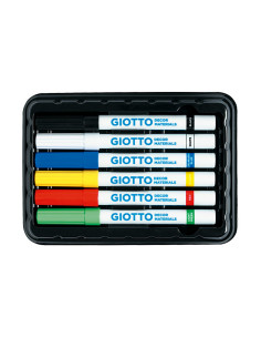 ESTUCHE 6 ROTULADORES GIOTTO DECOR MATERIALS 2