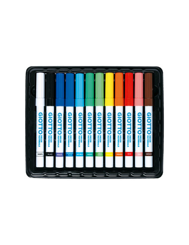 ESTUCHE 12 ROTULADORES GIOTTO DECOR MATERIALS