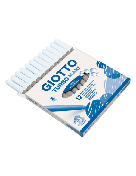CAJA 12 ROTULADORES GIOTTO TURBO MAXI