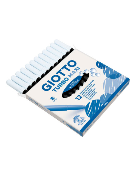 ROTULADOR FIBRA GIOTTO TURBO MAXI   NEGRO