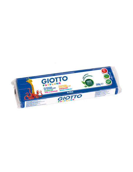 PLASTILINA PATPLUME 350GR CAJA 12 PASTILLAS AZUL OSCURO