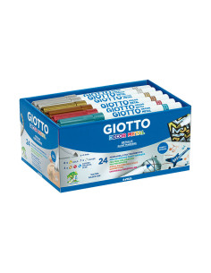 SCHOOLPACK 24 ROTULADORES GIOTTO DECOR METAL