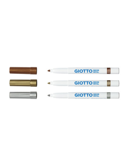 SCHOOLPACK 24 ROTULADORES GIOTTO DECOR METAL