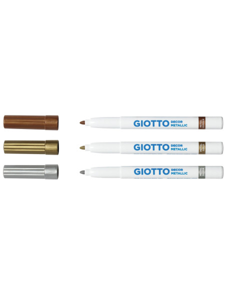 SCHOOLPACK 24 ROTULADORES GIOTTO DECOR METAL
