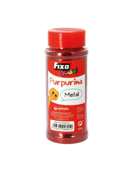 PURPURINA FIXOKIDS EFECTO METAL 100gr