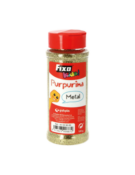 PURPURINA FIXOKIDS EFECTO METAL 100gr