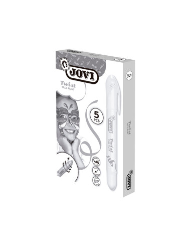 JOVI MAQUILLAJE EN STICK TWIST FACE PAINT BLANCO ESTUCHE 5 UD