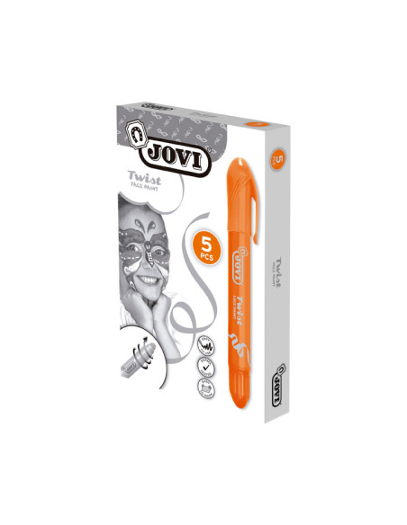 MAQUILLAJE JOVI BARRA TWIST MAKE de 55 g CAJA de 5 NARANJA