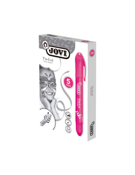 MAQUILLAJE JOVI BARRA TWIST MAKE de 55 g CAJA de 5 ROSA