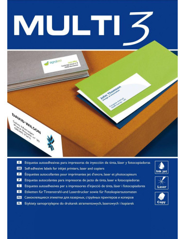 CAJA 100h ETIQUETAS MULTI3 105x70mm