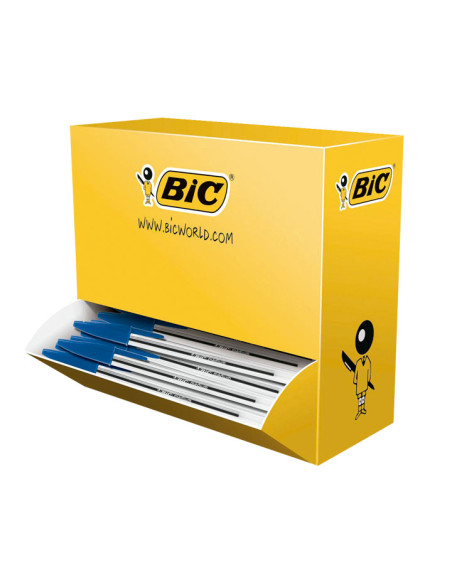 CAJA 90 BOLÍGRAFOS BIC CRISTAL  10 GRATIS