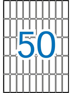 BLÍSTER 15h ETIQUETAS APLI 13x40mm A5 2