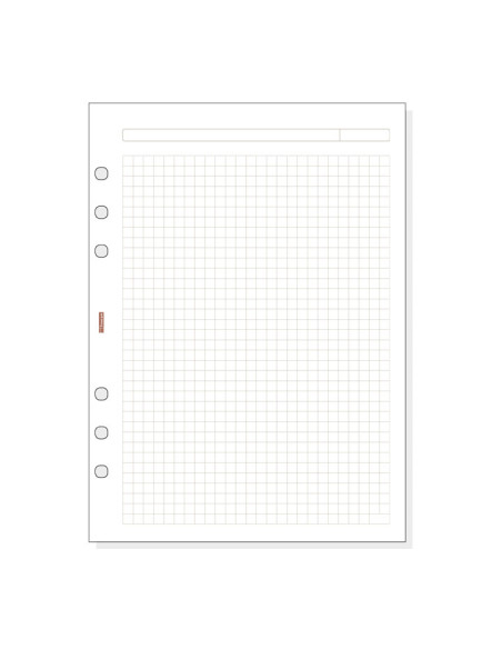 RECAMBIO AGENDA FINOCAM 50h CUADRÍCULA R1040