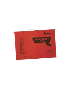 PACK 25 CARPETAS COLGANTES FORPUS A4