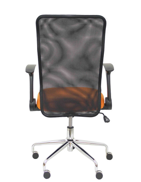 SILLA PIQUERAS Y CRESPO MINAYA BRAZOS RETRACTILES MECANISMO BASCULANTE ERGONOMICA RESPALDO MALLA TRANSPIRABLE NEGRA ASIENTO TAPI
