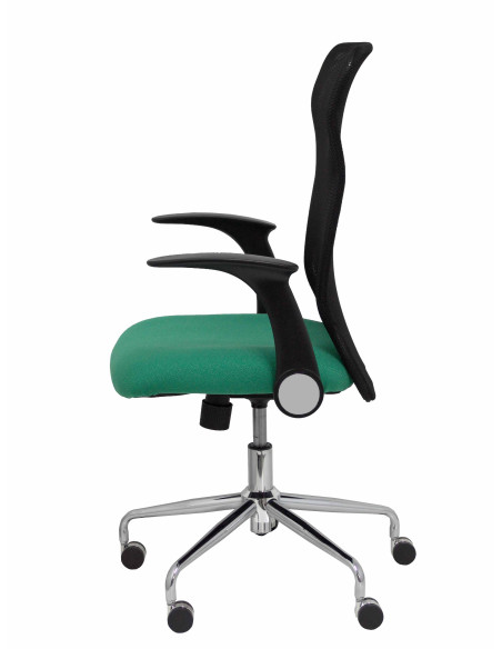 SILLA MINAYA TELA CON BRAZOS MALLA NEGRA
