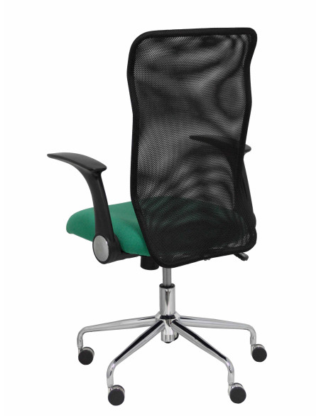 SILLA MINAYA TELA CON BRAZOS MALLA NEGRA