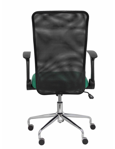 SILLA MINAYA TELA CON BRAZOS MALLA NEGRA