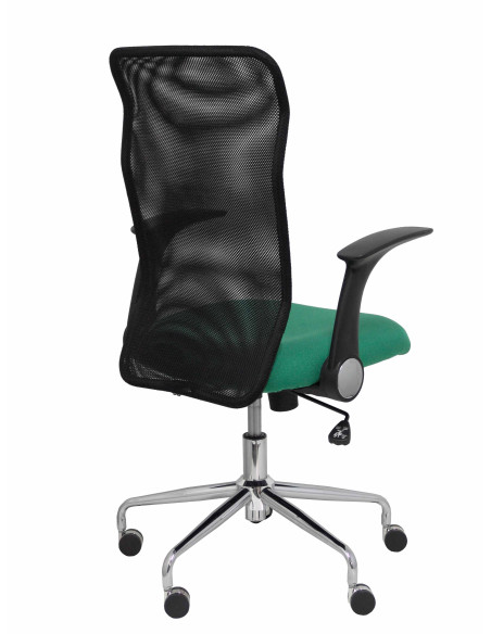 SILLA MINAYA TELA CON BRAZOS MALLA NEGRA