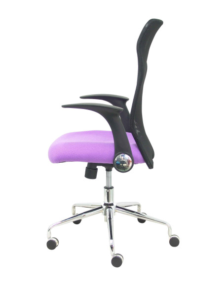 SILLA PIQUERAS Y CRESPO MINAYA BRAZOS RETRACTILES MECANISMO BASCULANTE ERGONOMICA RESPALDO MALLA TRANSPIRABLE NEGRA ASIENTO TAPI